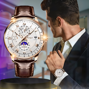 💥 ¡CIERRE PRÓXIMO!❗️ Reloj Elegante con Correa de Cuero