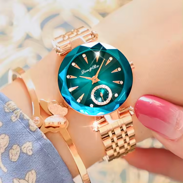 ✨EDICIÓN LIMITADA😍 Reloj Para Mujer De Cuarzo Y Diamante Oro