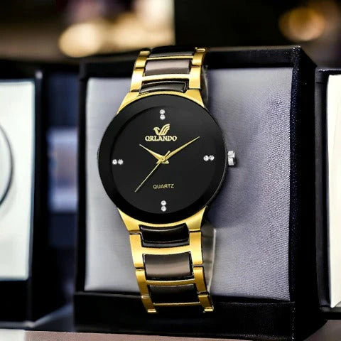 💥 EDICIÓN LIMITADA!❗️ Orlando™ Reloj Suizo De Lujo En Oro