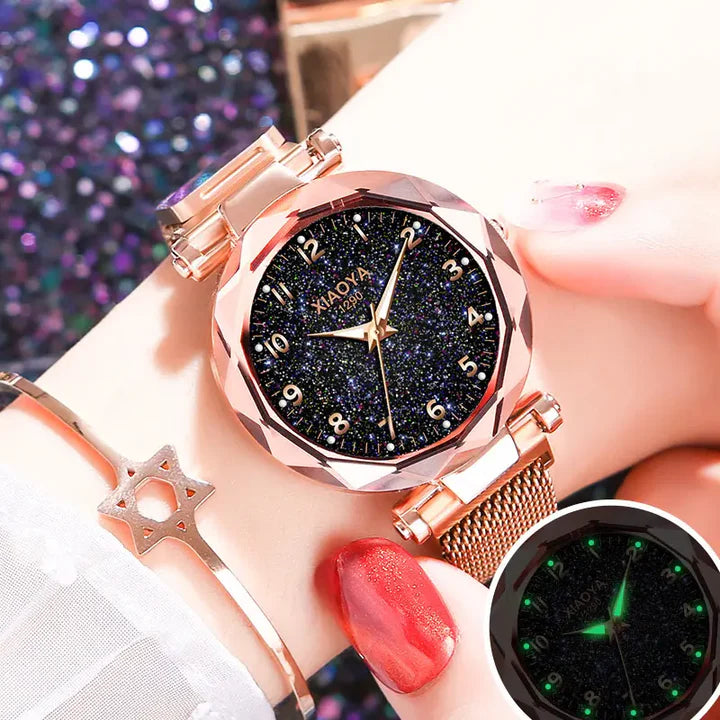 😍 EDICIÓN LIMITADA✨ Reloj Estrellado De Lujo Con Diamantes