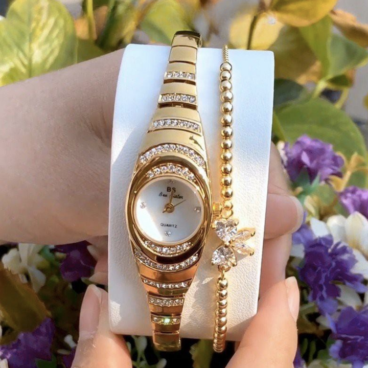 😍 EDICIÓN LIMITADA✨ Reloj De Lujo Con Diamantes