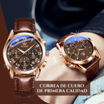 🌟EDICIÓN LIMITADA❗️ | Reloj con correa de piel auténtica