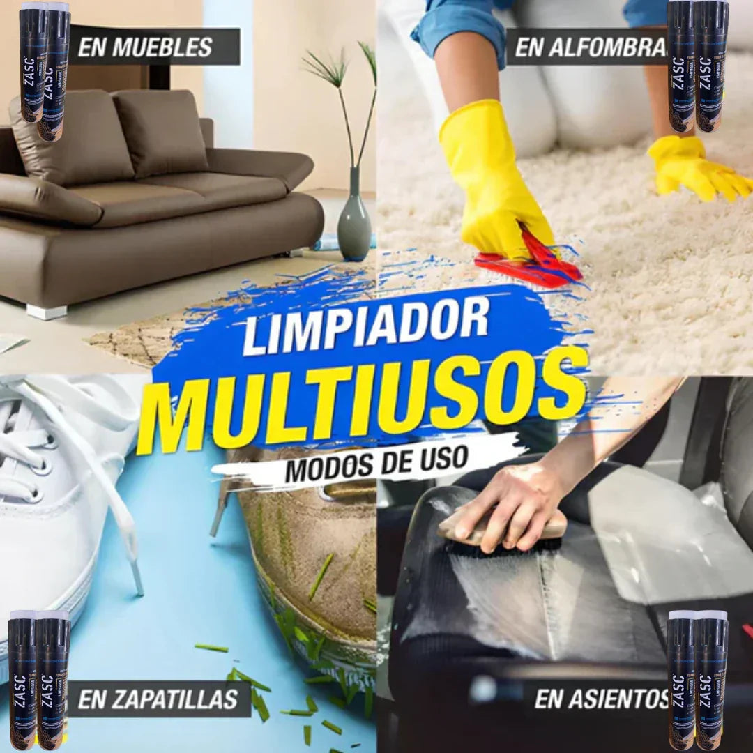 ✨ CLEANZAP TURBO® 😱Espuma Multifuncional Adiós a la SUCIEDAD